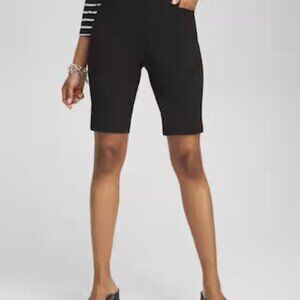 Chicos Brigitte Pull-On Slim Short Size 10
